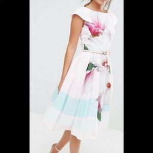 Ted Baker Bromile Magnolia Fit & Flare Dress